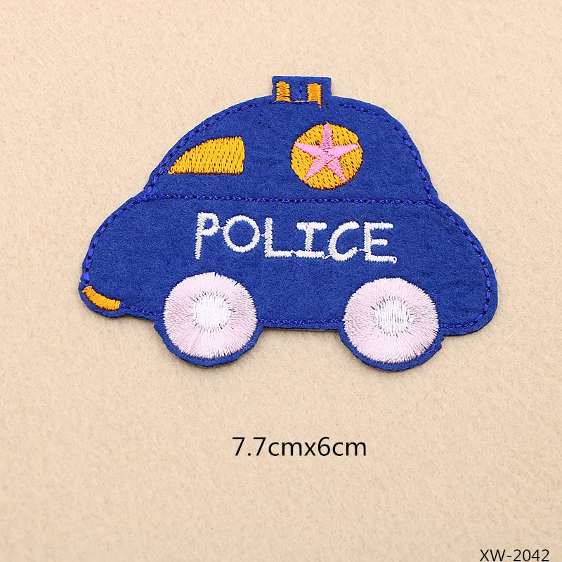 
GUGUTREE one set embroidery car patch cartoon patches badges applique patches for clothing XW-222 