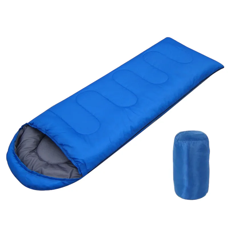 

Lightweight Outdoor Waterproof 170T Polyester Adult Envelope Sleeping Bag for Travel Hiking Camping, 6 colors