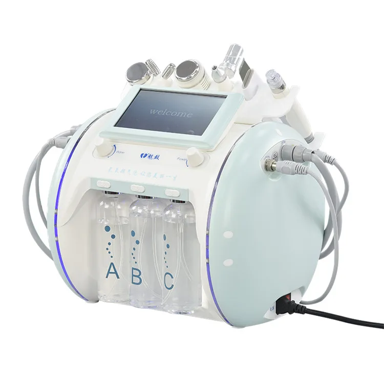 Hot Sale Multi-Functional 6In1 H2O2 Small Bubble Machine Hydro Dermabrasion Oxygen Facial Beauty Instrument