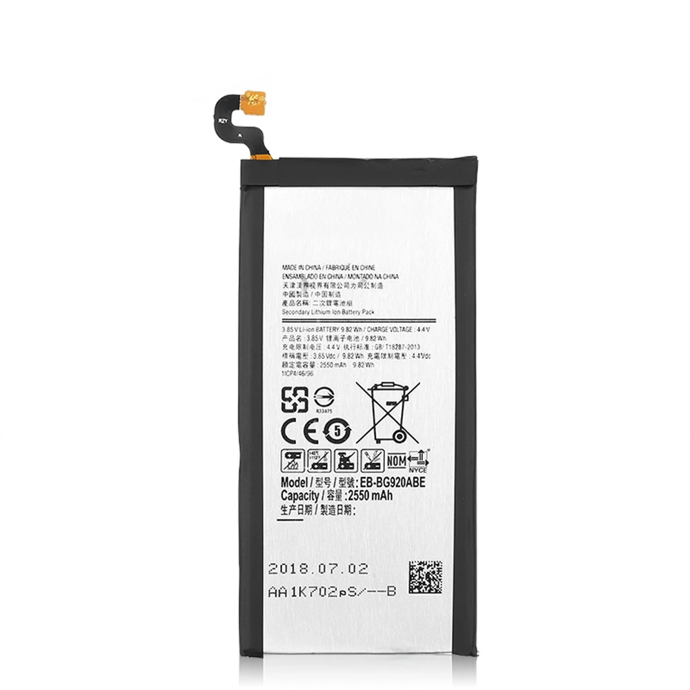 

OEM Design Is Suitable For Samsung Galaxy S6 EB-BG920ABA High-Quality Mobile Phone Battery