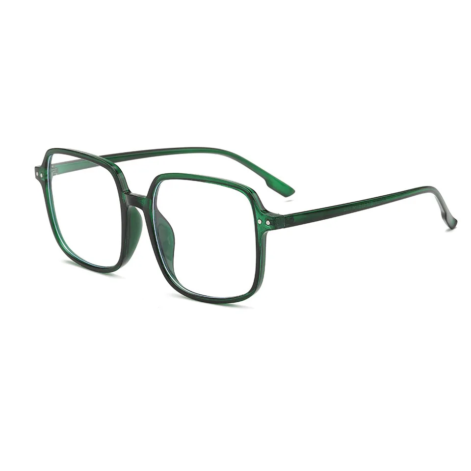 

Blue Light Block Square Eyewear Oversized Spectacles Optical Frame With Custom Logo
