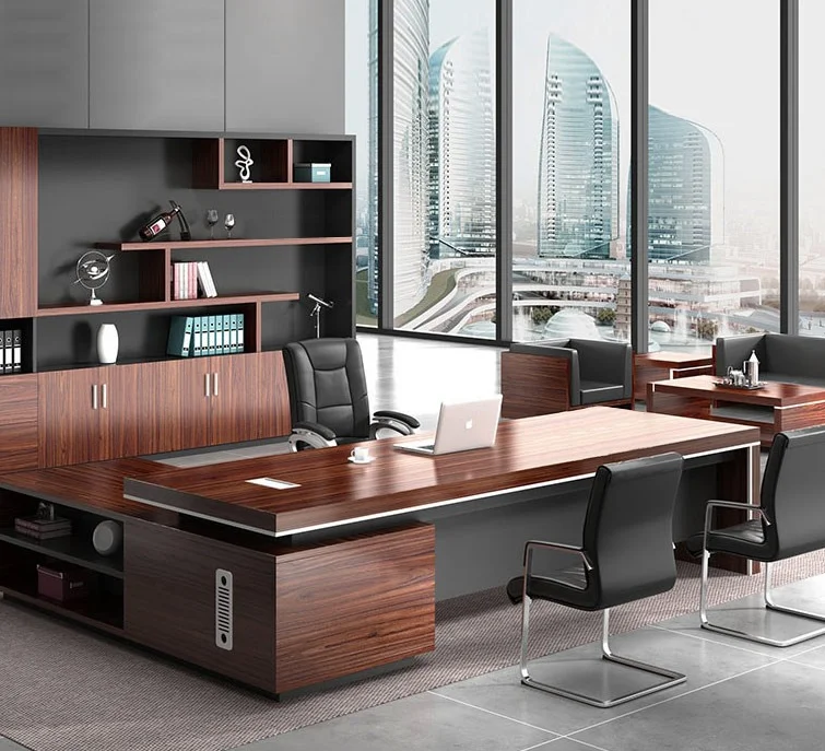 New Arrival Commerical Economic Executive Ceo Office Desk With Side