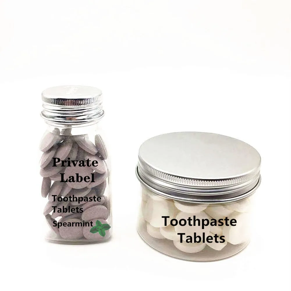
Natural ingredients toothpaste tablets gentle on teeth and gums 