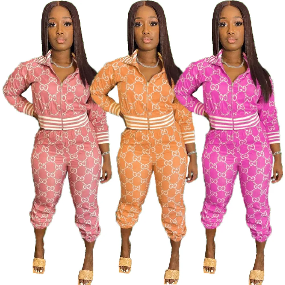 

Dalesell 2021 new arrivals casual Two-piece fashion print temperament with high quality vv