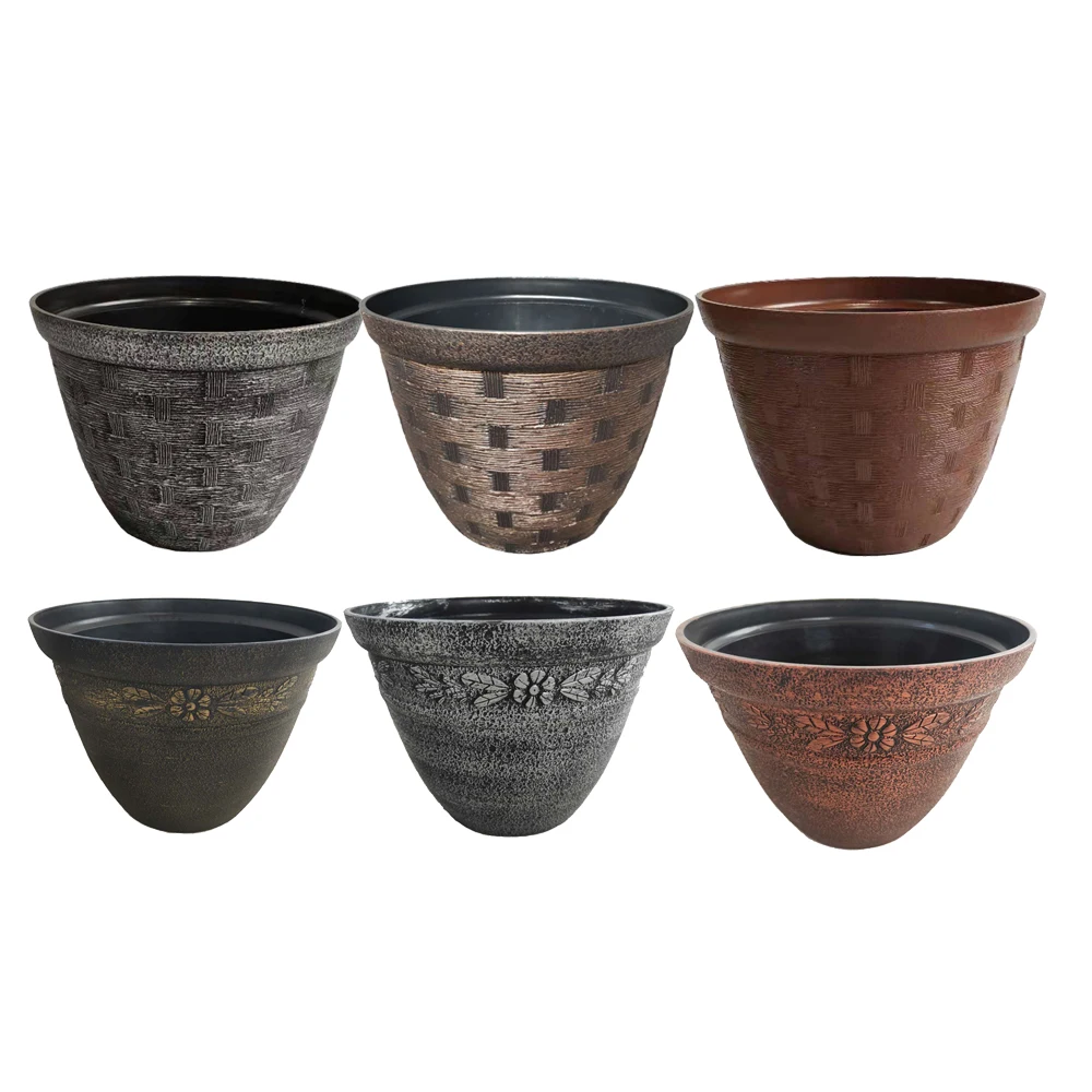 

Wholesale Hot Selling Durable Outdoor Plastic Garden Flower Pot, Customized color