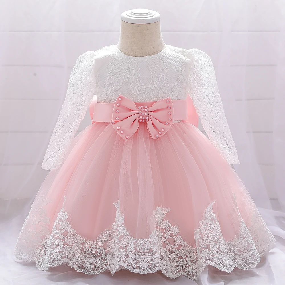 

Latest Design Baby Frock Children Clothes Long Sleeve Girls Dresses L1940XZ