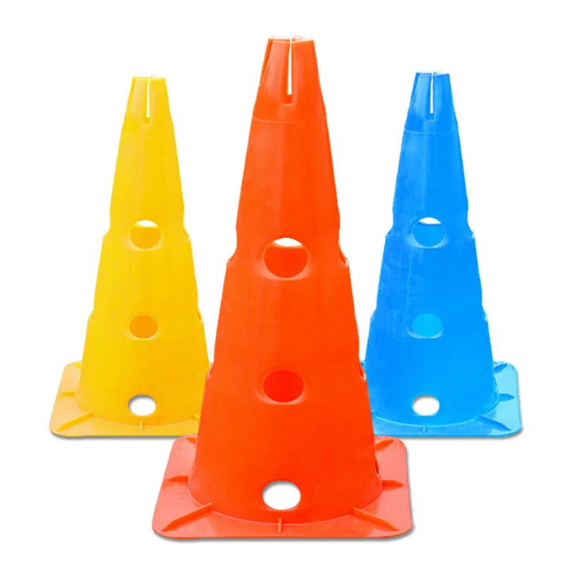 

Custom Collapsible Cones Plastic Training Agility Football Equipment and training dog sports