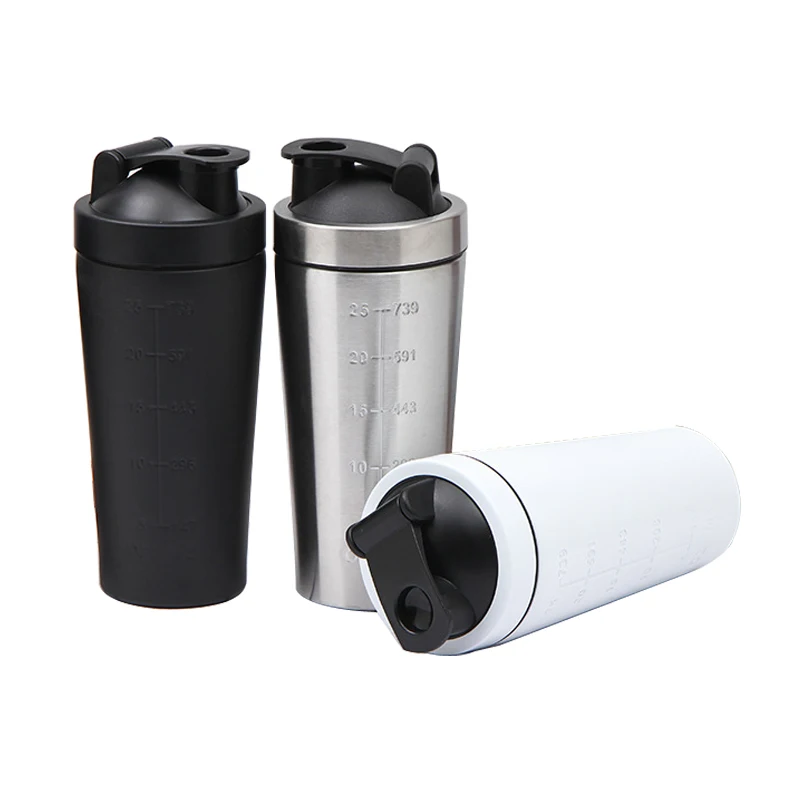750ml 304 Stainless Steel Shaker Bottle Wholesale Bpa Free Custom Logo