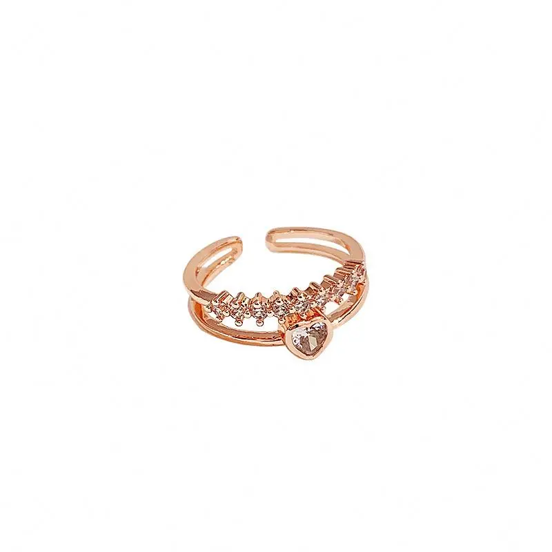 

Rings Love Moon 18K Name Cake Punk Lamp Hand Tray Dish Y2k Male Ring, Silver gold