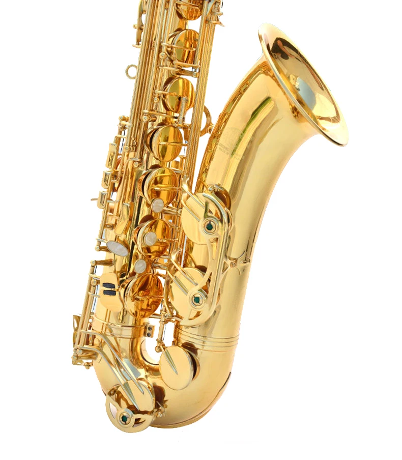 Gold Lacquer Instrument Accessories  China Sax Professional Bb Tenor Saxophone