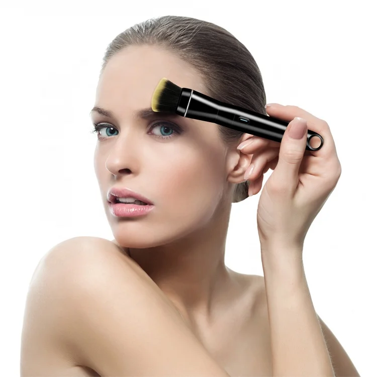 

New electric makeup brush, automatic fiber hair foundation and blush brush