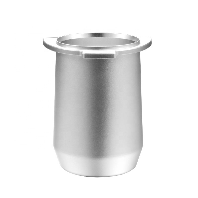 

Anti-Flying Dust Powder Cup Aluminum Intelligent Dosing Ring Barista Powder Picker  Dosing Cup