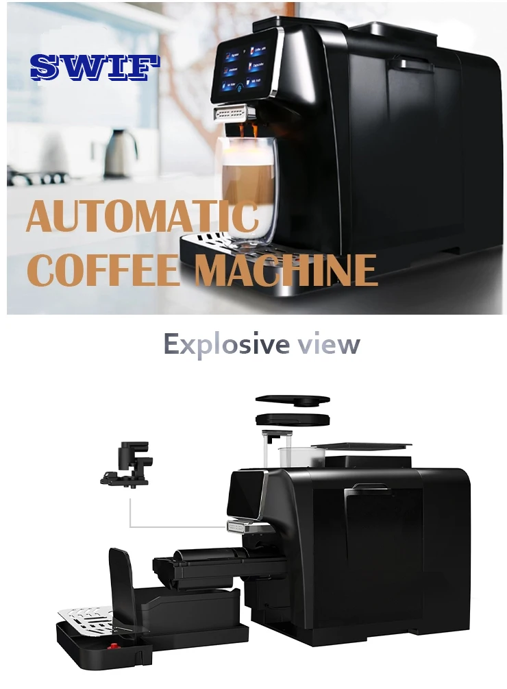 Tam Otomatik Kahve Makinesi/2020 Süper Otomatik Espresso Kahve Makinesi