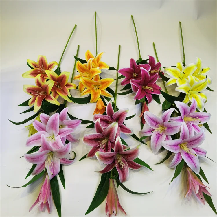 

New Style Quality N-0091 Wholesale Artificial Real Touch Latex Calla Lily Flowers For Home Wedding Kitchen Decoration