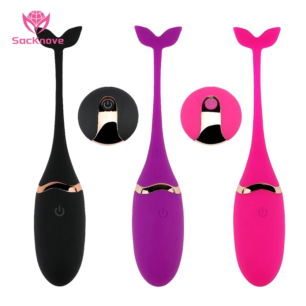 

SacKnove Hot Selling Medical Silicone Vagina Vibrating Egg Sex Toy Women Remote Controlled Vibrator Vibrating Panties