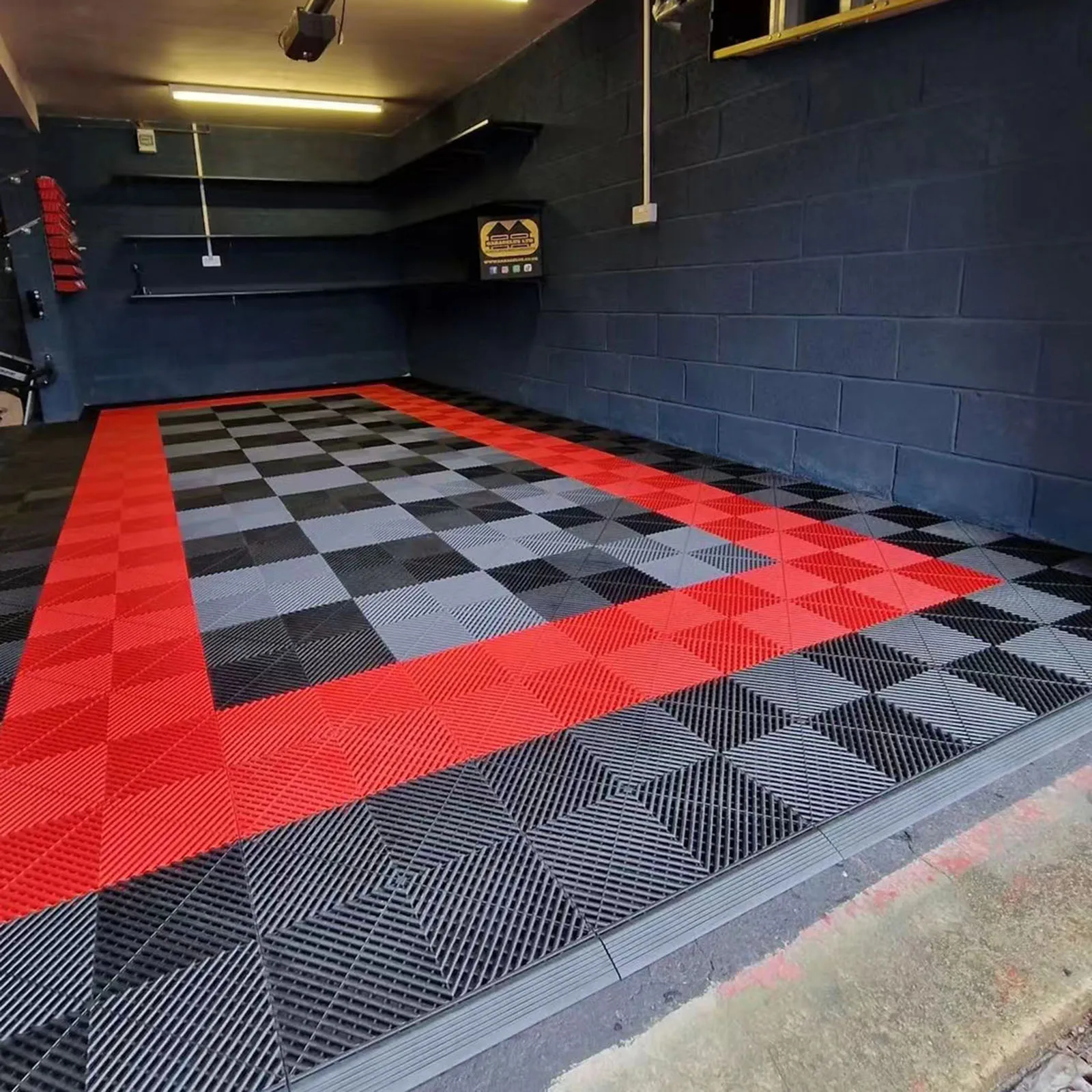 

Free Sample Attention To Detail Cheap High-Strength Garage Tiles Interlocking Garage Floor Tile Flooring Garage Manufacturer