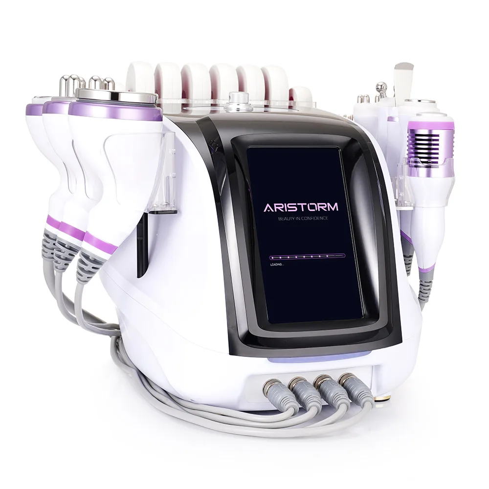 

10 In 1 Ultrasonic Aristorm 40k Cavitation 2.5 RF Vacuum Radio Frequency Skin Tightening lipo Laser Body Shaping Machine