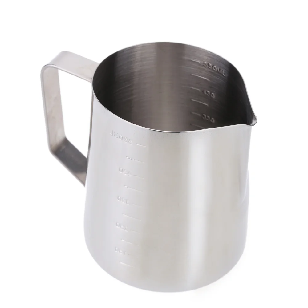 350ml 600ml Milk Cup With Scale Stainless Steel Milk Frother Pitcher ...