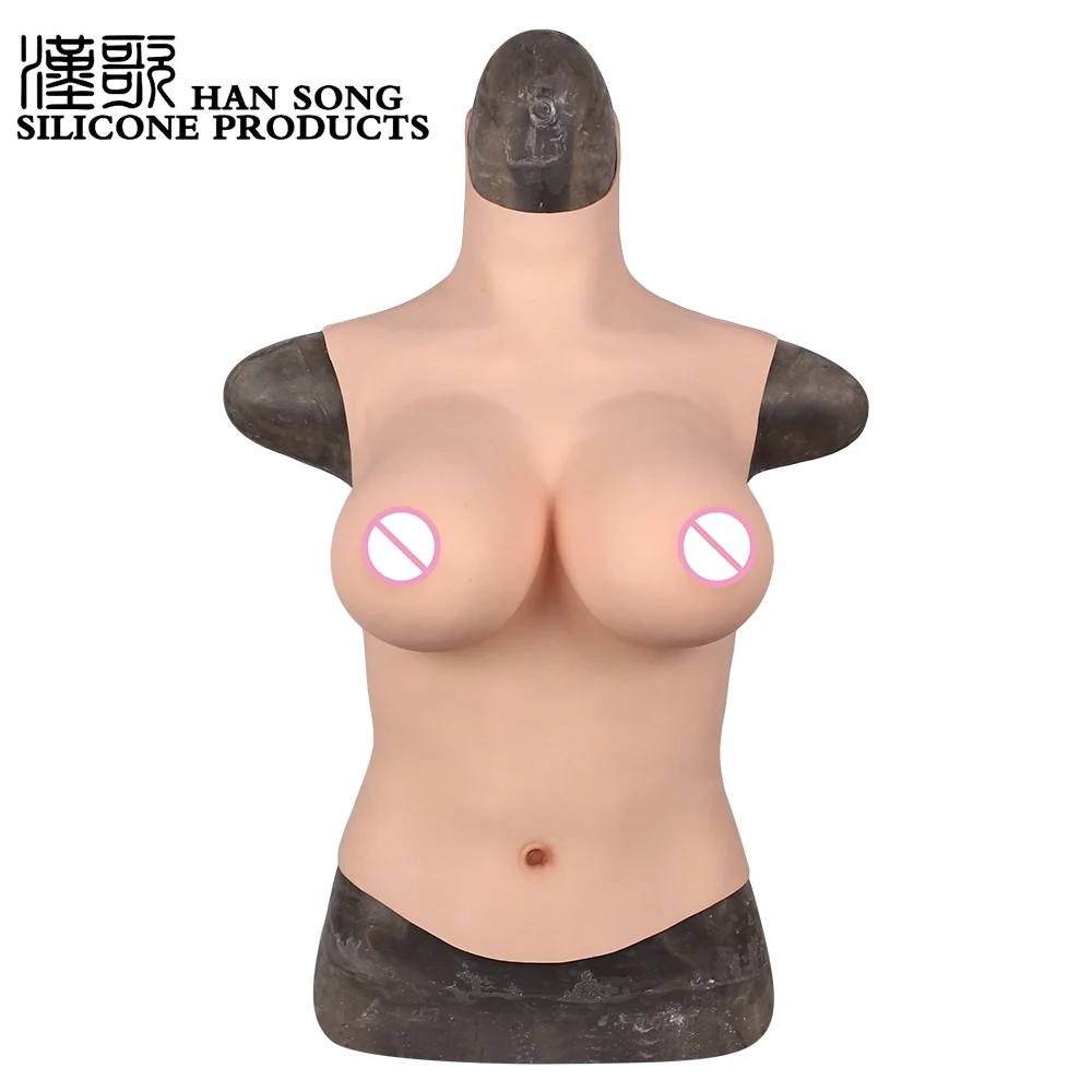 

New E Cup Artificial Realistic Breast for Woman Mammectomy Boobs Tits Cross Breast Forms, Nude skin (other color)