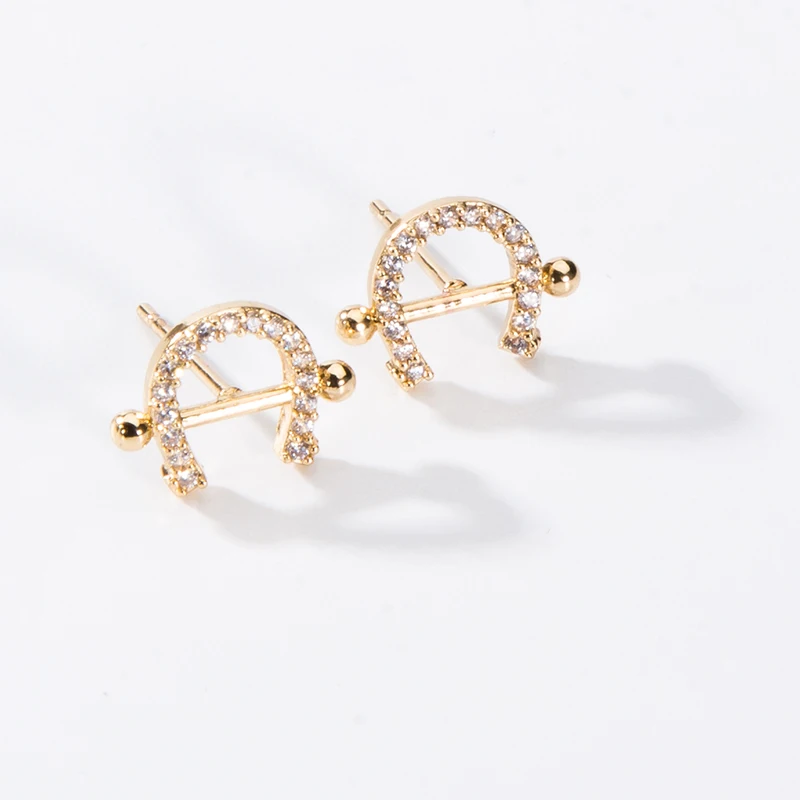 

925 Silver New Korean popular women's Earrings party dress with diamond personality Earrings