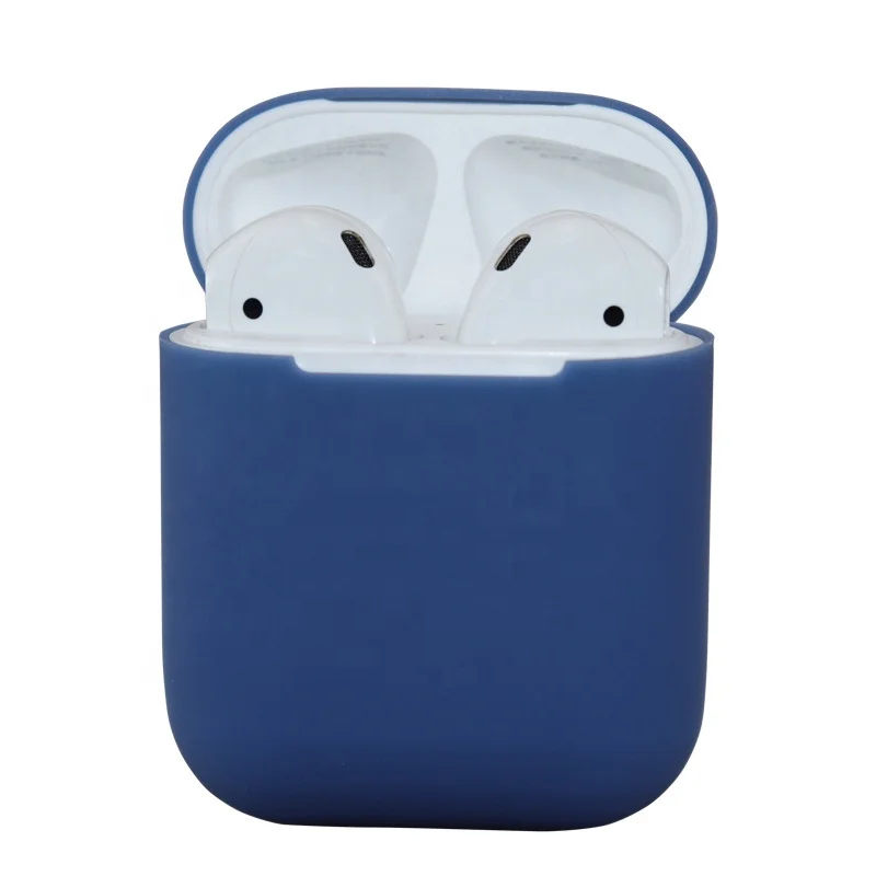 

Hot selling For Apple AirPods Silicone Cover Case Full Protective Silicone earphone case