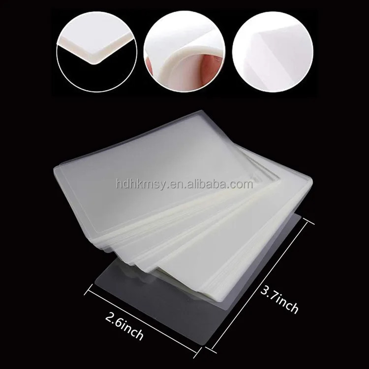 A4 125Mic Laminating Pouch Film Matte Laminating Pouches Anti Static Laminating Film