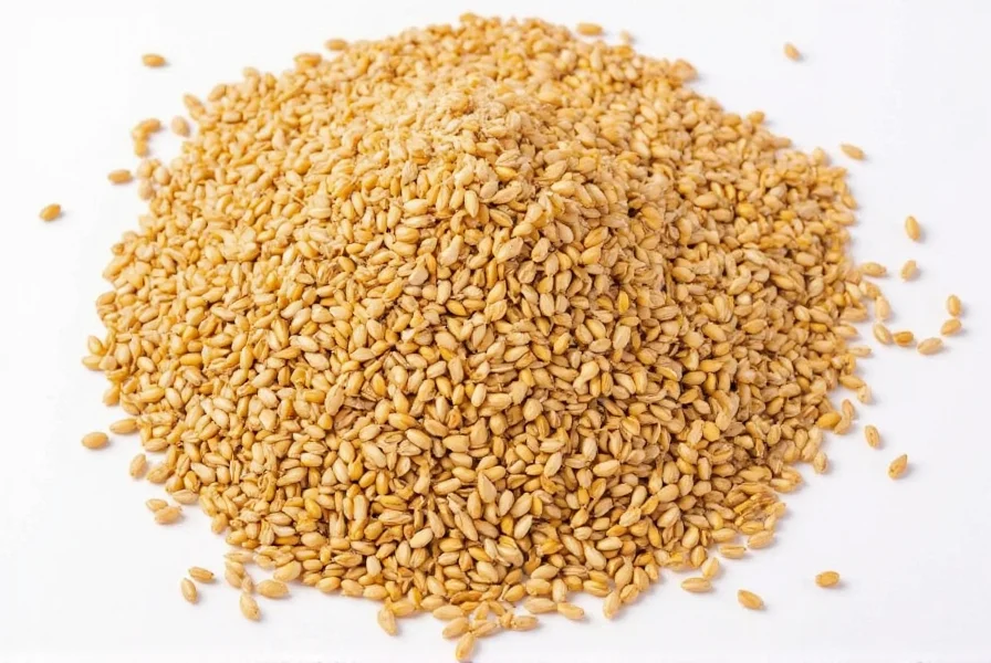 Side-by-side comparison of fenugreek seeds, cumin seeds, and fennel seeds on white background