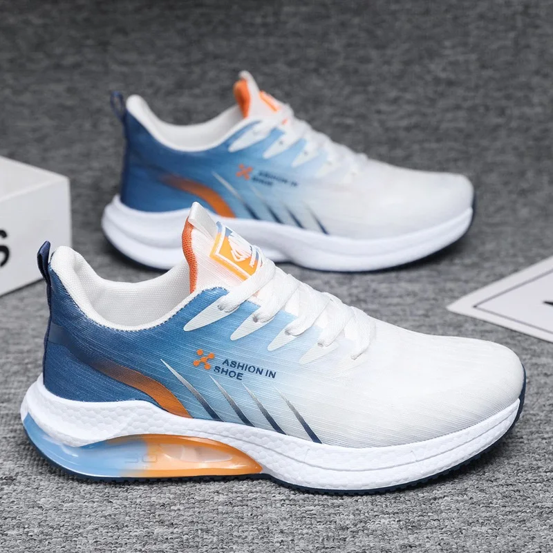 

Men Basketball Shoes New Fashion PVC Sole Lace-up Sneakers Outdoor Running Sports