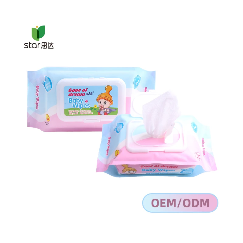 

Hot Product flushable non woven Breathable fabric for baby wet wipes