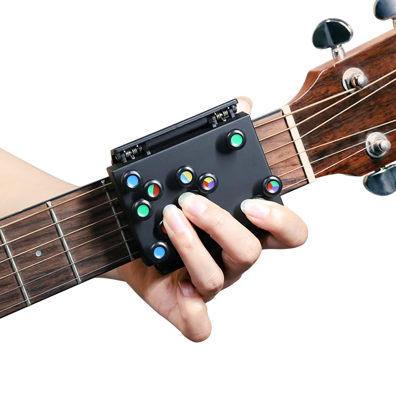 

GIMI WTL-54 Guitar Chord Playing Aid Hand Exerciser Finger Exerciser with >30 Chord Playing Methods for Guitar Beginner