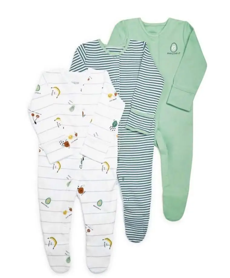 

High Quality soft knitted dot printed baby cotton romper for girls