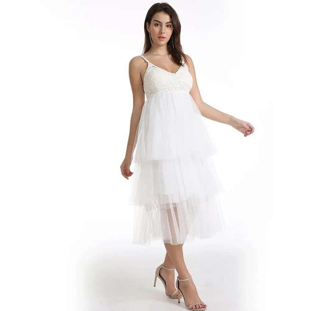 

Customize Design Women Clothes Sexy Maxi Lace Dresses
