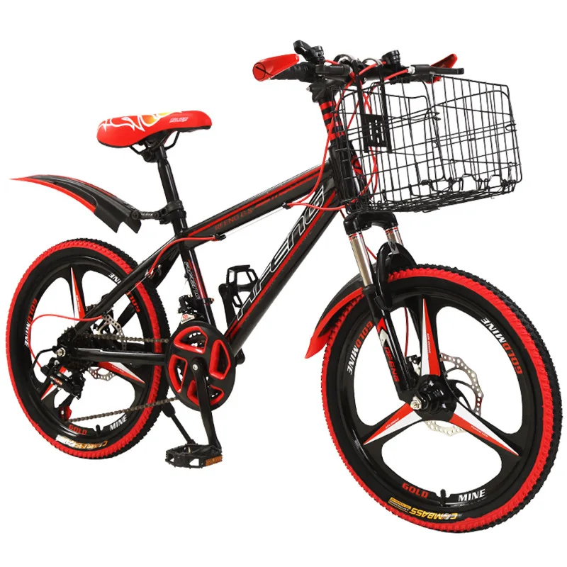 

21 speed mountain bike  children bike suspension double disc bicycle, Many