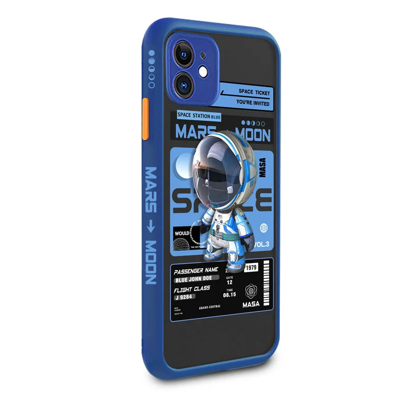 

2021 hot cartoon astronautwaterproof phone case for iPhone 11 12 pro max