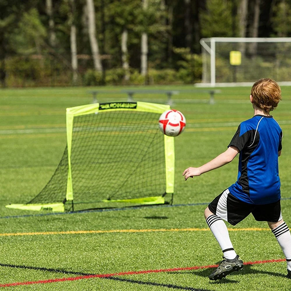 

Wholesale Hot Sale Kids Training Soccer Goal Easy Fold Portable Polyester Mini Pop up Football Goal, Customize color