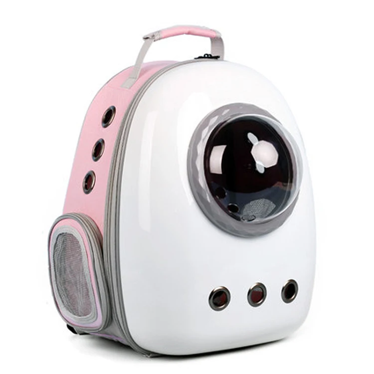 

Wholesale Luxury Outdoor Travel Breathable Pet Space Bag Pet Cages Carriers, Customized color