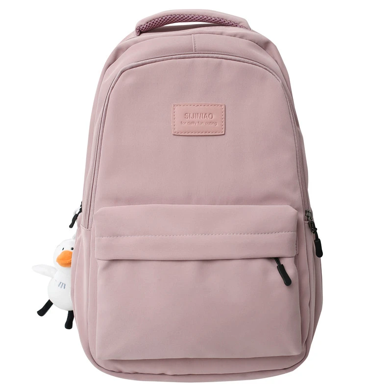 

3319-4 Student School bag Simple Backpack Large Capacity Casual All-Match Backpack