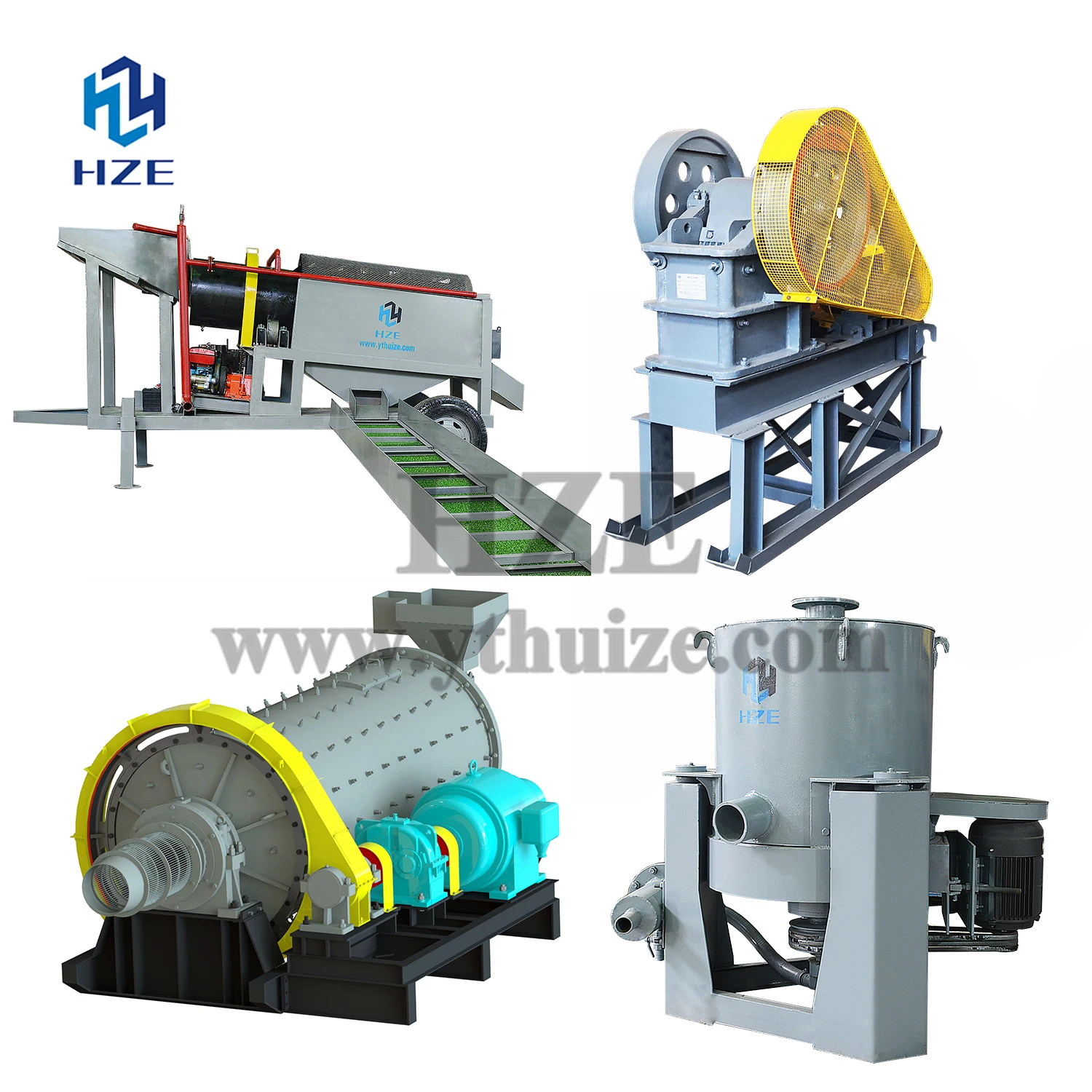 
Hard Rock and Alluvial Mining Small Gold Mining Equipment 
