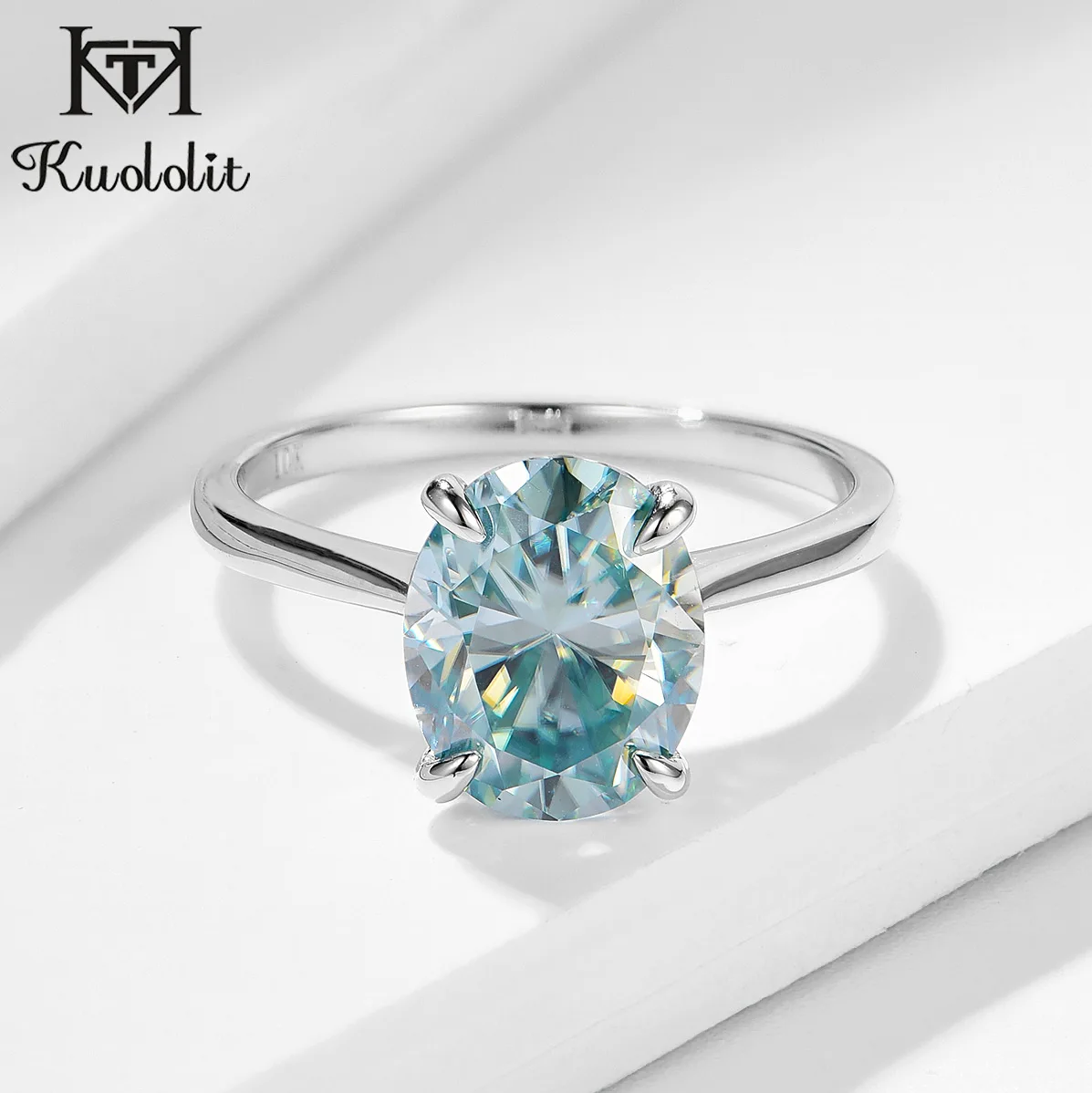 
Free shipping latest wedding ring designs 18K white gold solitaire moissanite ring 1CT 1.5CT moissanite wedding ring for women 