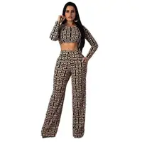 

CY8036 Wholesale women's clothing Printed trouser and trouser suit for women