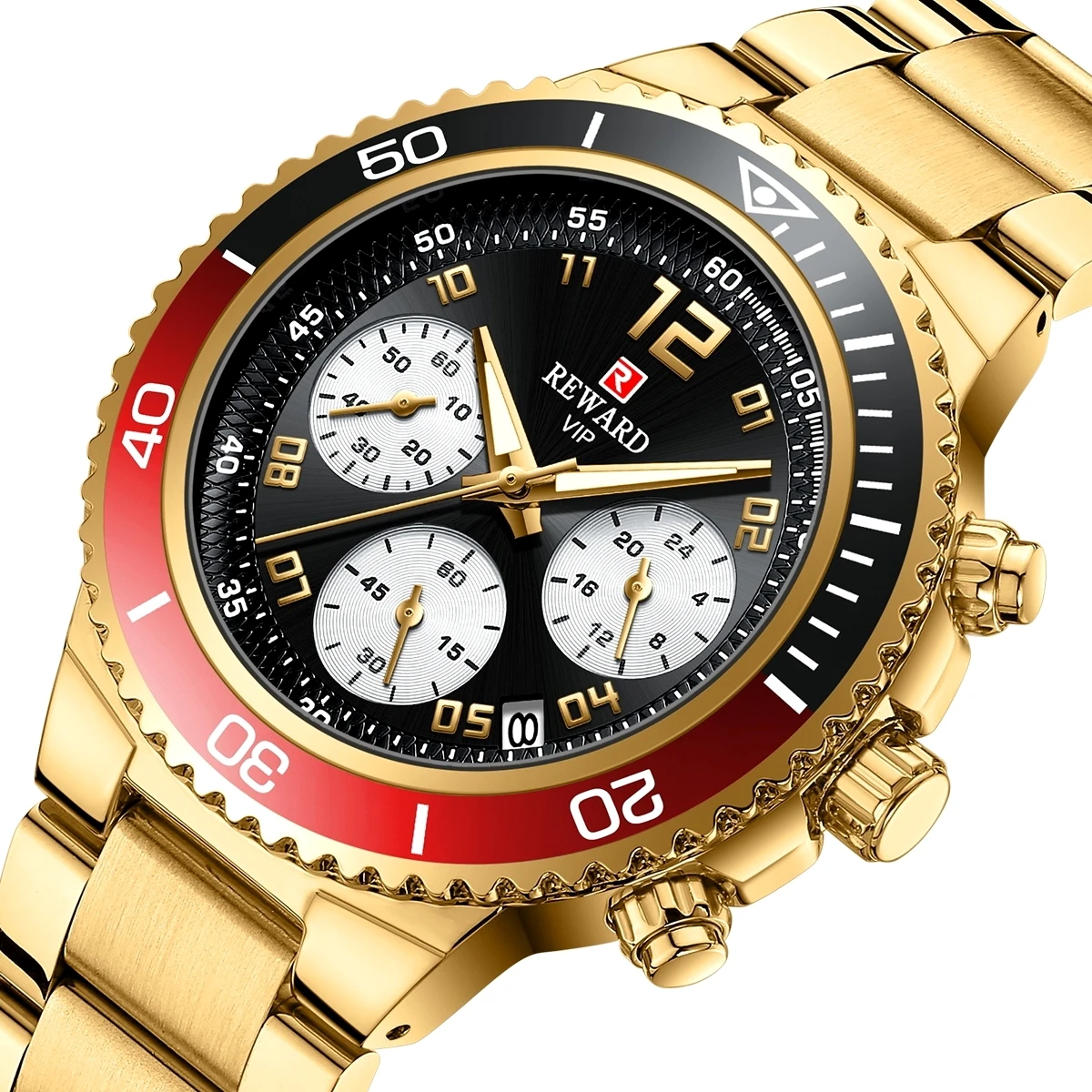 Reward Mens Watch Luxury Watches Men Brand Custom Wristwatch Classic Chronograph Quartz Stainless Steel Relojo