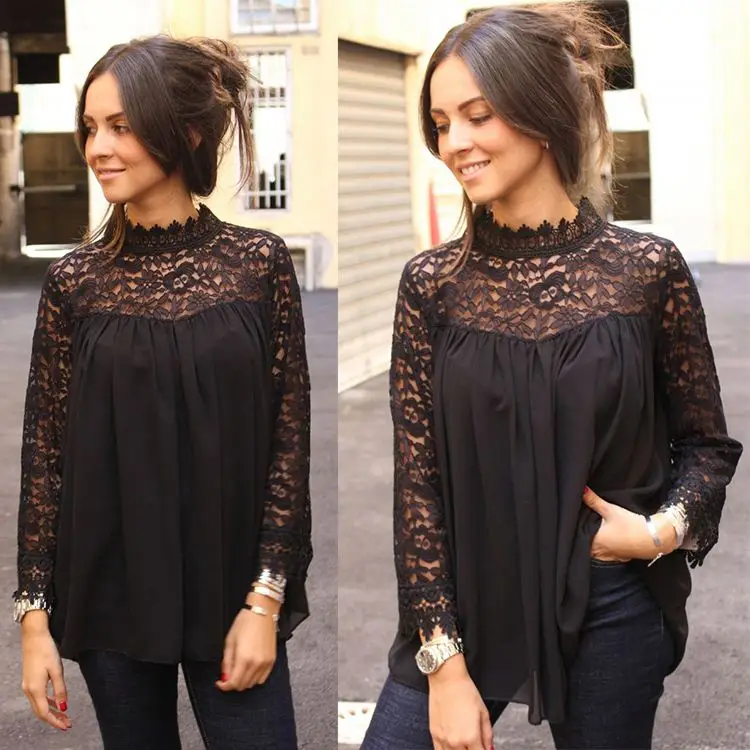 

0120M047 2021 Fashion Women Sexy Long Sleeve Shirt Casual Loose Mesh Sheer Tops Star T Shirt Blazer Women Coats