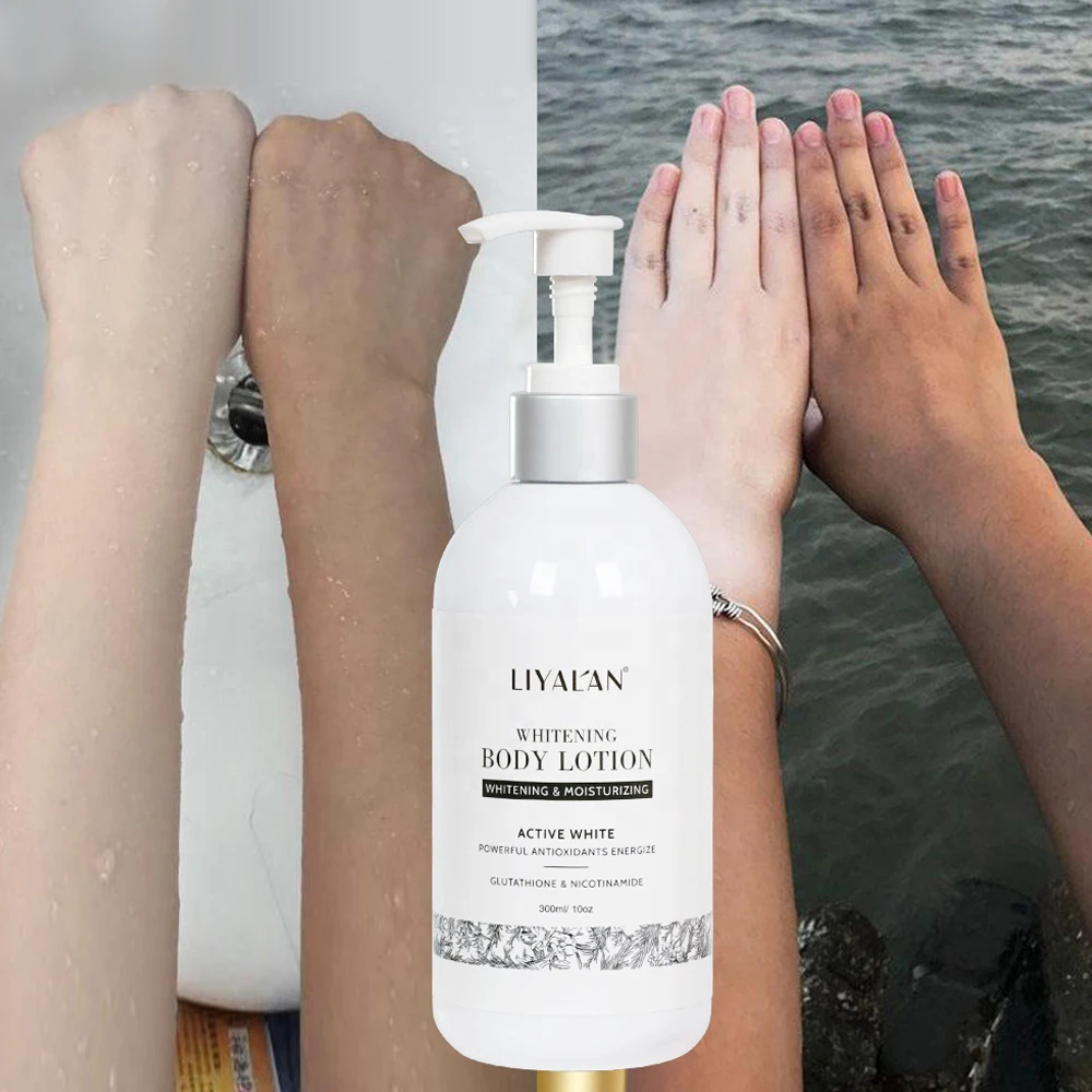 

Amazon Hot Sell Best Natural Organic Private Label Brightening Cream Dark Skin Whitening Lightening Bleached Body Lotion