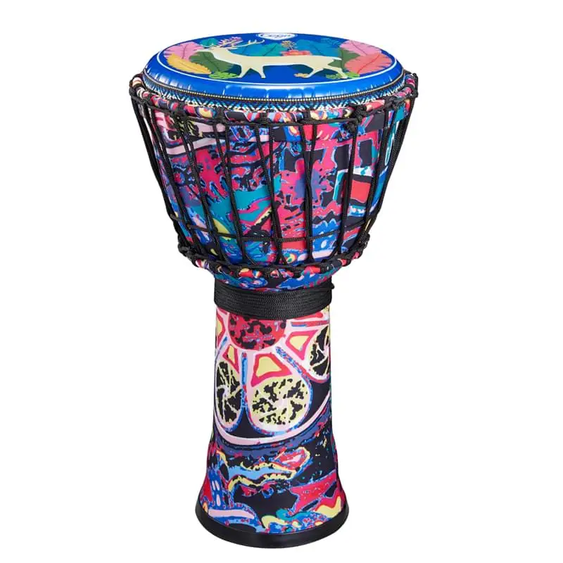 

colorful PVC Hand Percussion arabic Drum rope Djembe with rope 10inch musical toys for kids