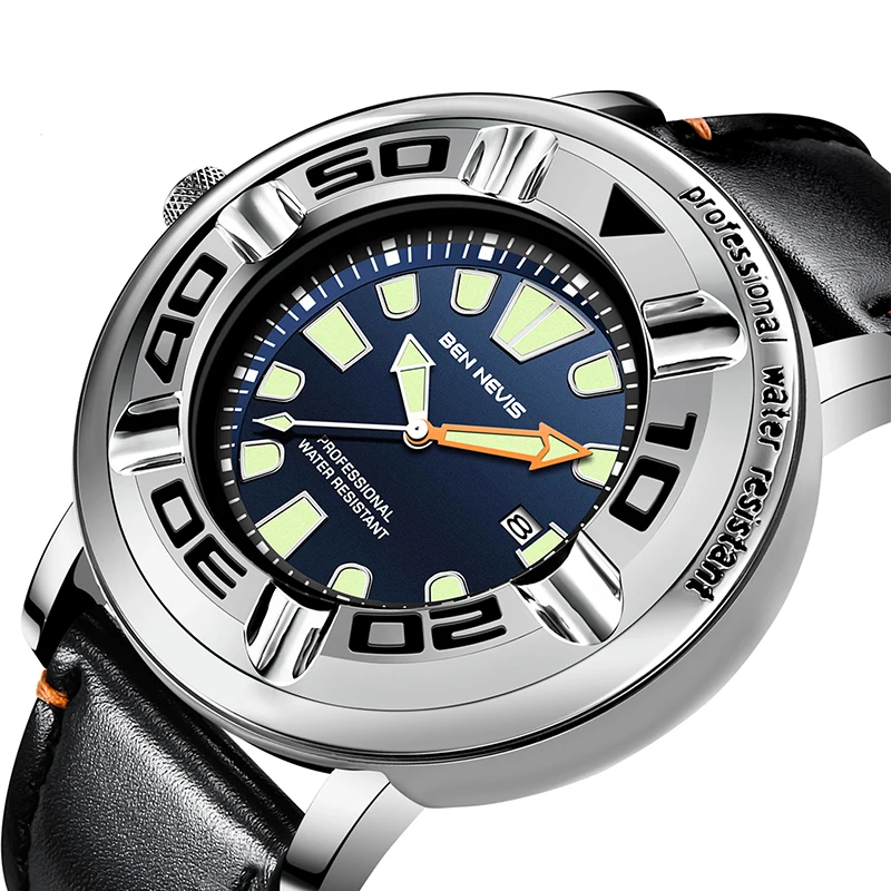 

2020 top Business men's quartz watch multifunctional Waterproof Sports Watch