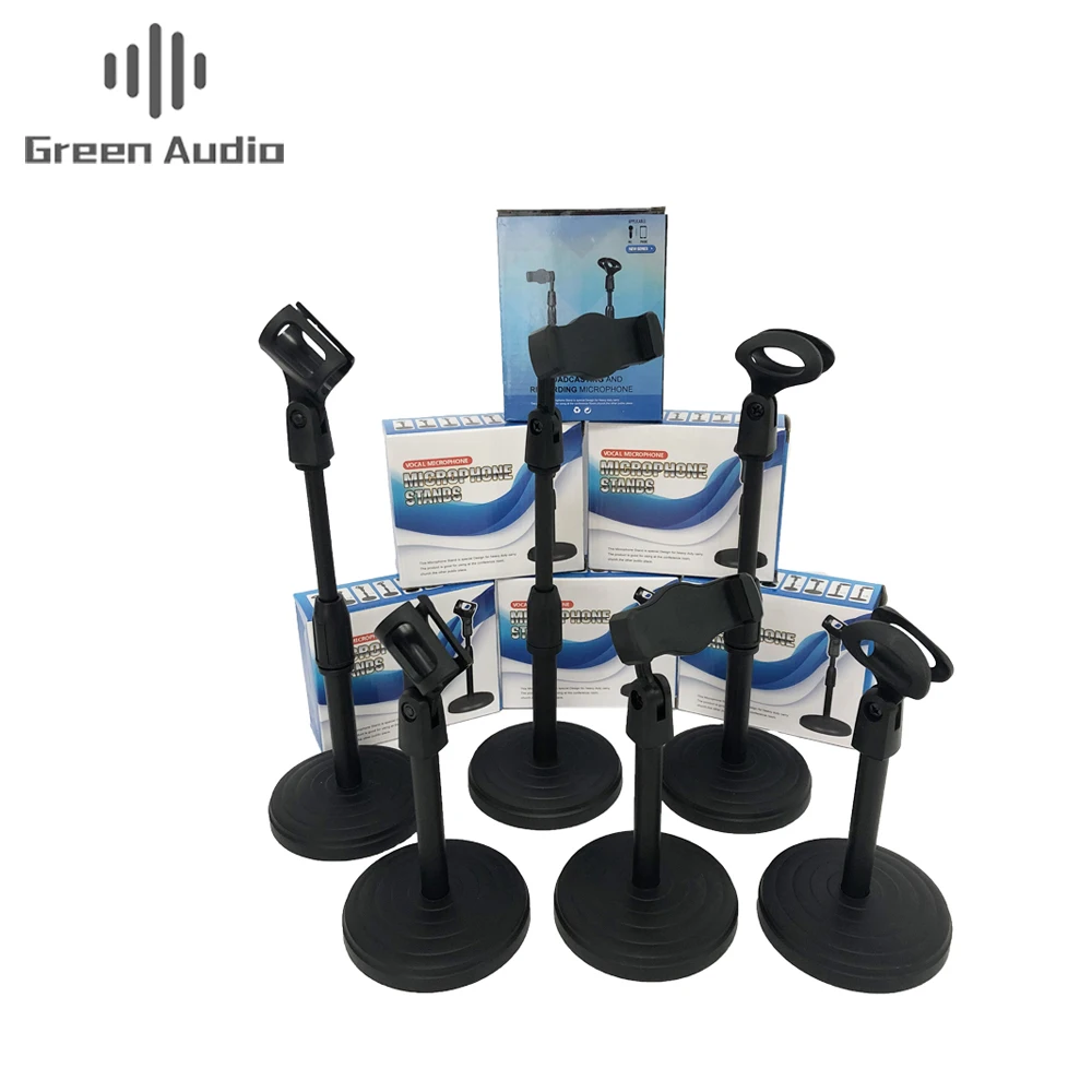 

Professional adjustable microphone stand , mic stand, microphone support, Black