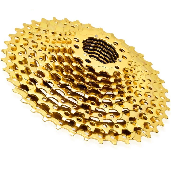 

9-12 speed Mountain Bike XD Bicycle Part Accessory 36T 40T 42T 46T 50T Sprocket cassette Bicycle Flywheel Freewheel, Gold