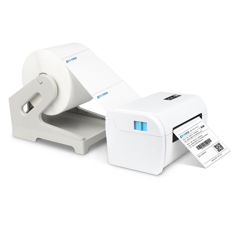 Popular 110mm Thermal Barcode Sticker Label Printer 4 inch Bluetooths WIFI Thermal Paper Printer for Warehouse Express Use