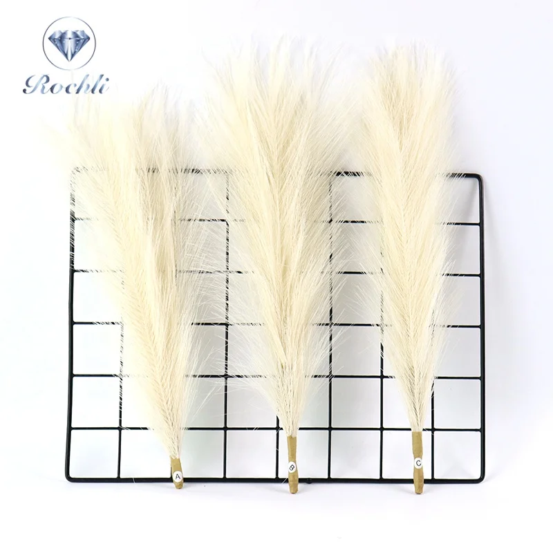 

Faux Flowers Wedding Home Decoration Pampas Reed Artificial Plants 110CM 45 Inch Silk Artificial Pampas Grass