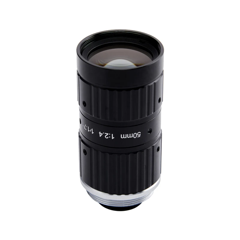 

2021 Superior Hot-selling 12MP 50mm 1/1.7" F2.4-F16 FA lens for Industrial camera, Black